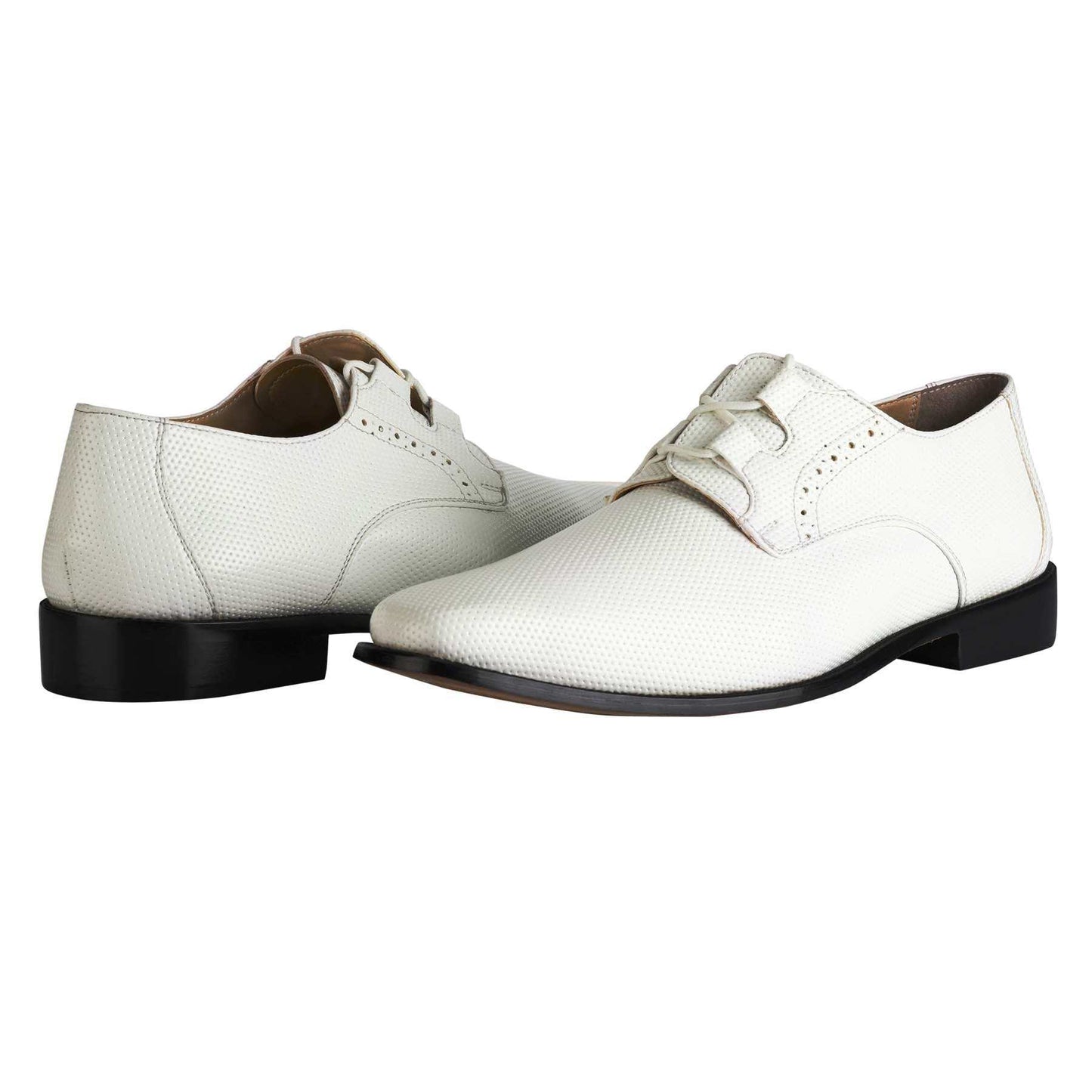 Blacktown Genuine Leather Oxford Style Lace-Up Dress Shoes For Men - MENLL