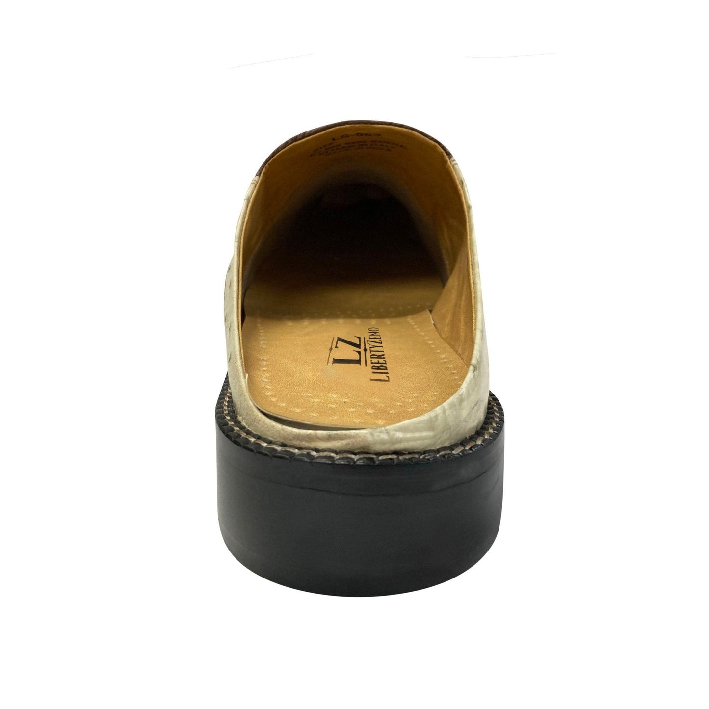 LIBERTYZENO Mens Genuine Leather Lizard Print Loafers $ Slip on Tassel Moccasins
