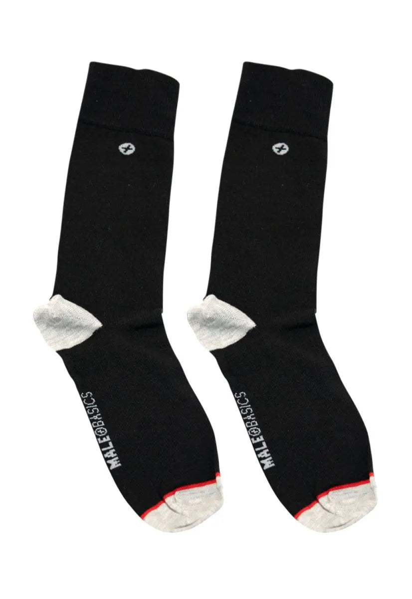 Malebasics Dress Sock-Black- Malebasics