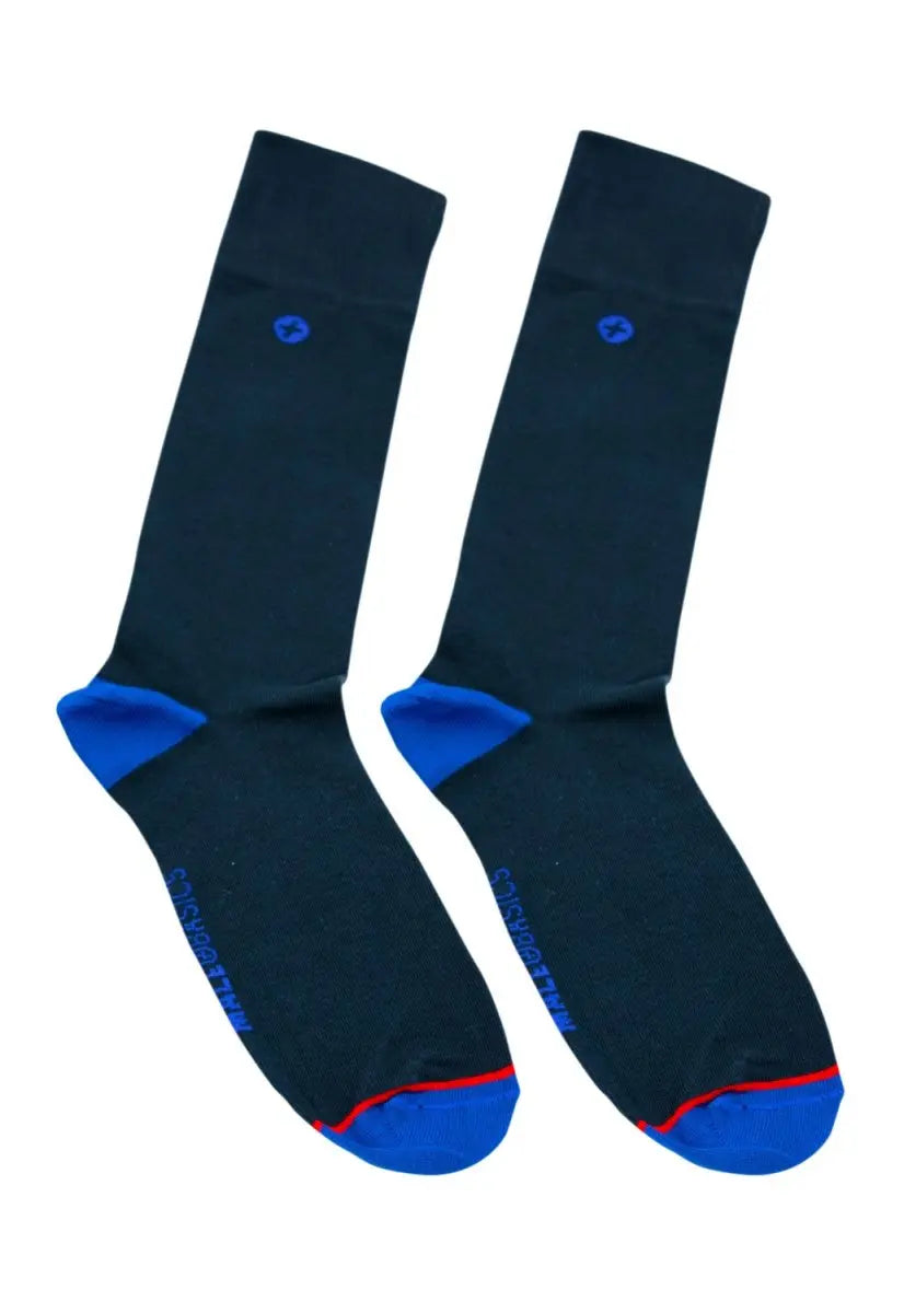 Malebasics Dress Sock-Navy- Malebasics