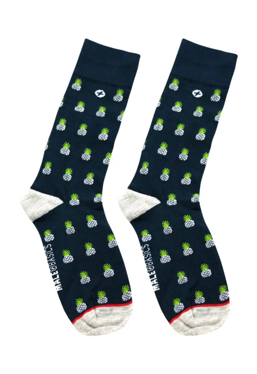 MaleBasics Fun Sock-Pineapple- Malebasics