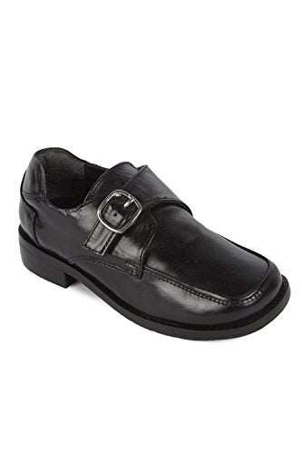 Martin Leather Oxford Style School Uniform Buckle Shoes for Kids - MENLL