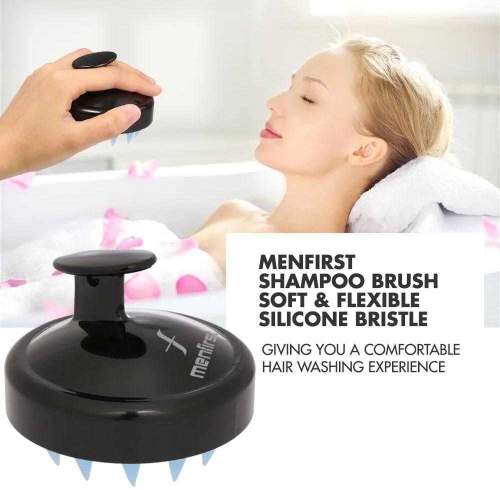 MenFirst Scalp Brush & Massager: Elevate Your Shampoo Routine | Haircare Tool - MENLL