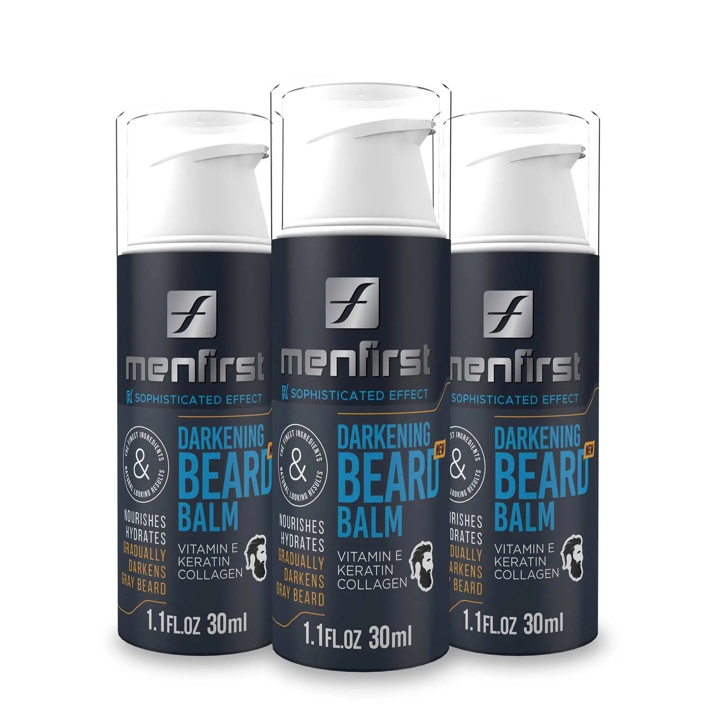 Menfirst Darkening Beard Balm 30 Ml Nourishes And Conditions by Menfirst