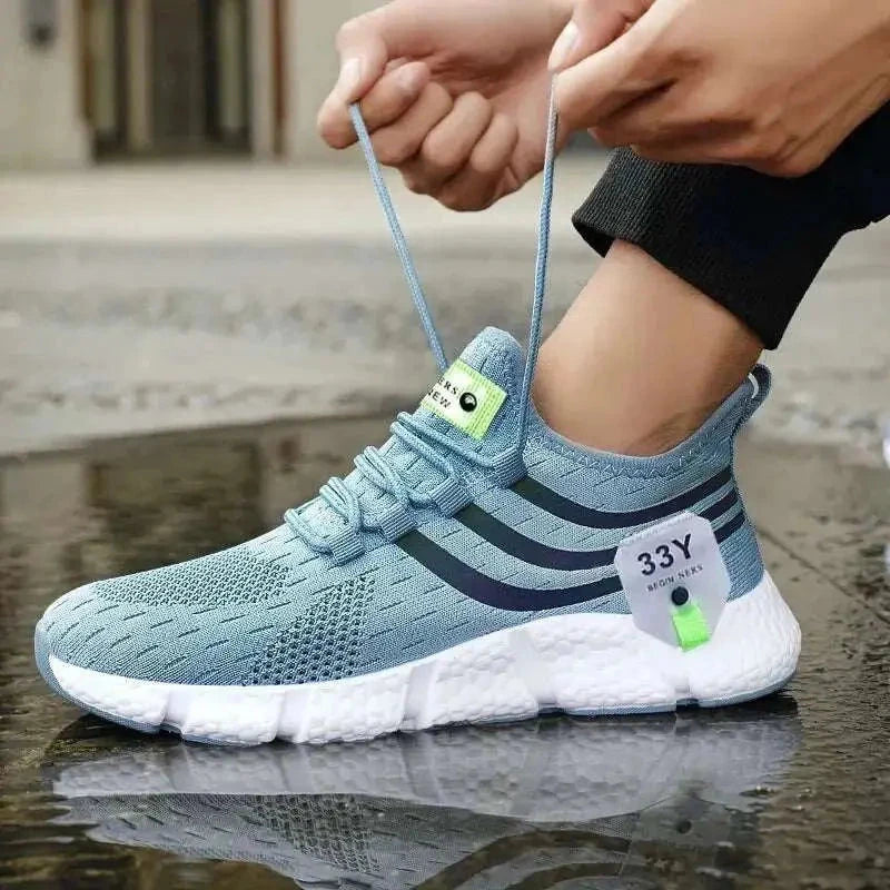 MENLL Sport Shoes Men's Athletic Sneakers Gym Running Lightweight Breathable by MENLL