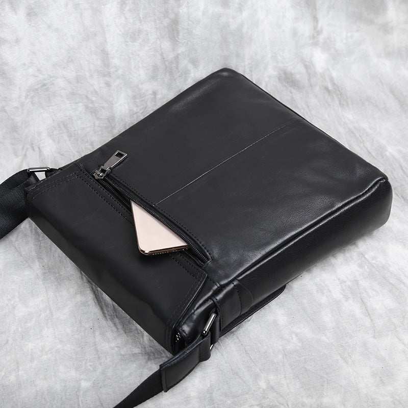 Stylish Men's Authentic Leather Crossbody Bag - Perfect Blend of Elegance and Functionality