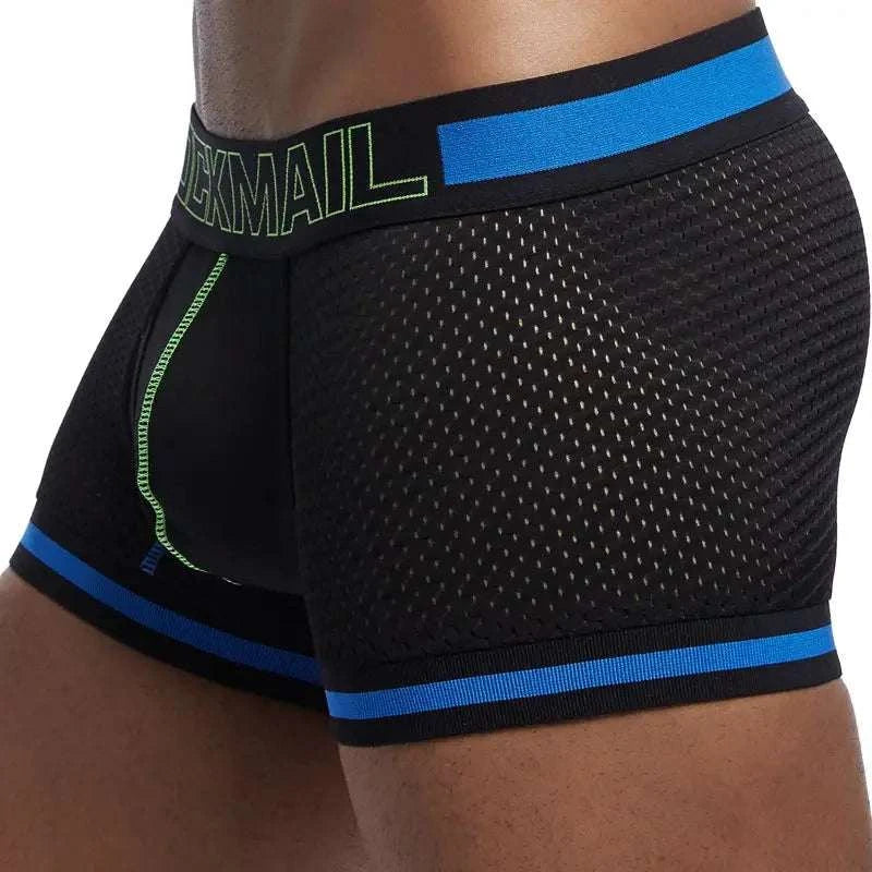 Ultimate Comfort Mesh Men's Boxer Briefs for All-Day Freshness - MENLL