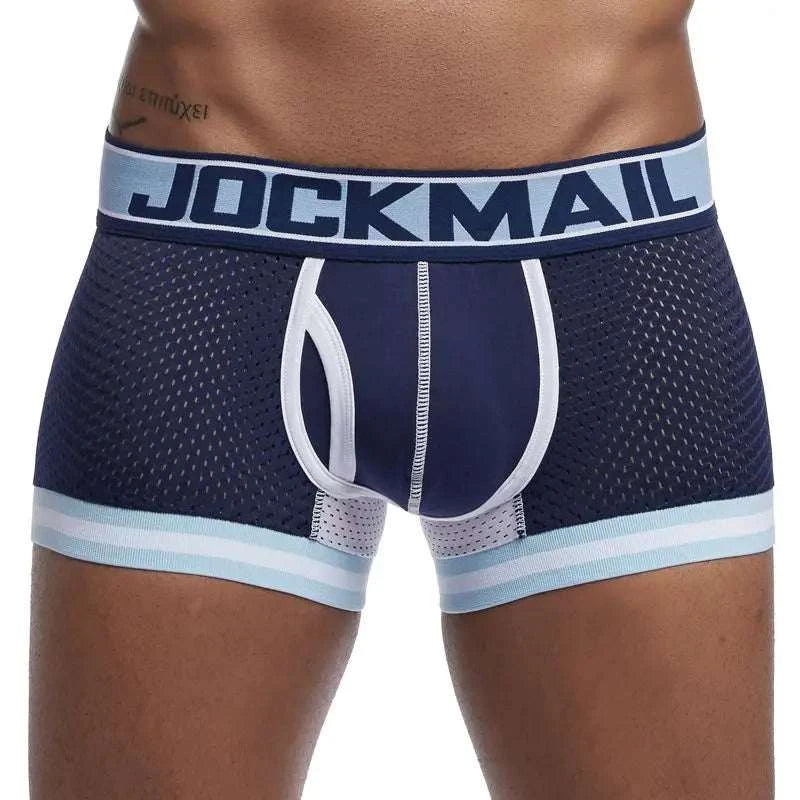 Ultimate Comfort Mesh Men's Boxer Briefs for All-Day Freshness - MENLL