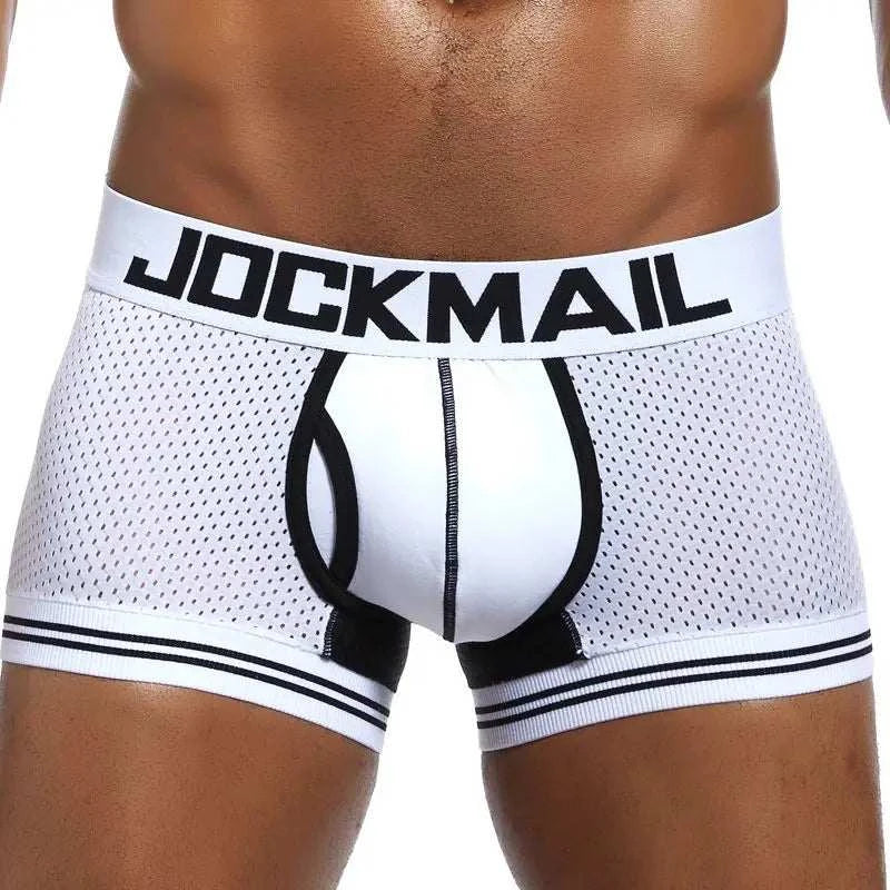 Ultimate Comfort Mesh Men's Boxer Briefs for All-Day Freshness - MENLL