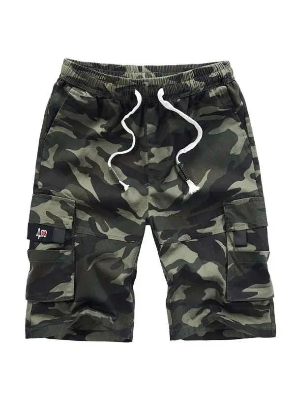 Adventure-Ready Men's Versatile Cargo Shorts with Multi-Pockets - Perfect for Casual Outings! - MENLL