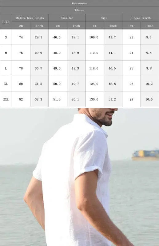 MENLL Hemp Shirt - Men's Short Sleeve - Casual Tee - Breathable & Eco-Friendly by MENLL