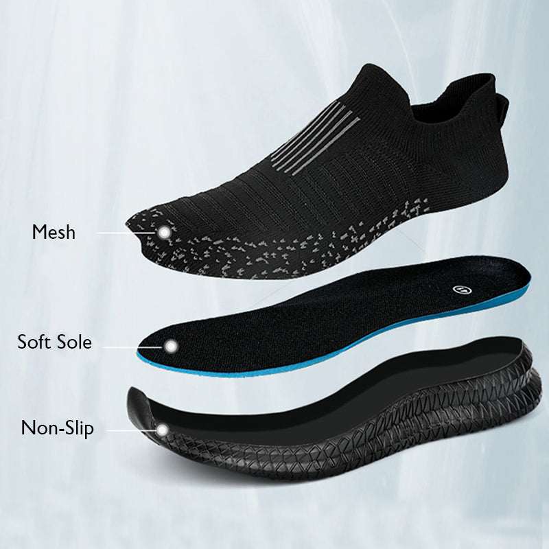 Cool Comfort Slip-On Sneakers for Men - MENLL