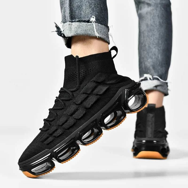 Ultra-Lightweight Breathable Flyknit Sneakers for Men - Comfort Meets Style! - MENLL
