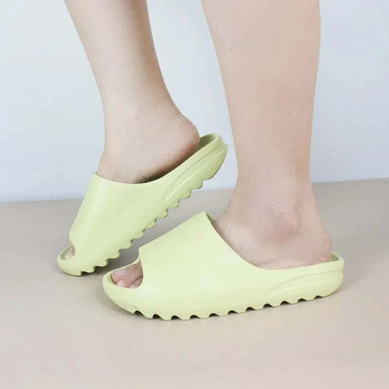 Big Size 47 summer slippers with soft EVA bottom for indoor and beach wear.