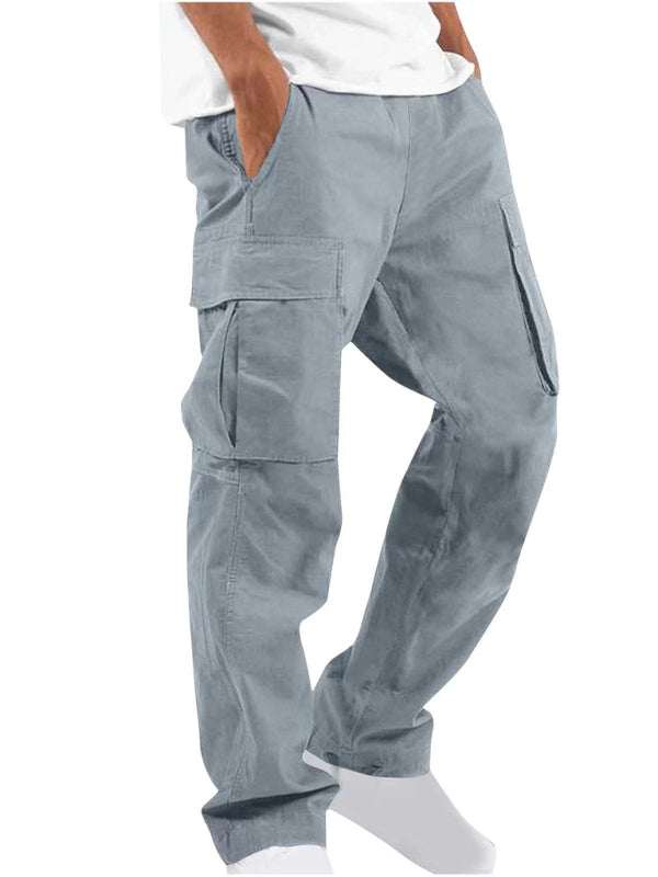 Casual Chic: Men's Loose-Fit Workwear Trousers for Effortless Style and Comfort - MENLL