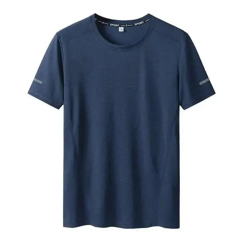 T-shirt Big Size 9XL for Men Quick Drying T-shirt for Men Round Neck Plus Size Short Sleeve Oversized T Shirt - MENLL