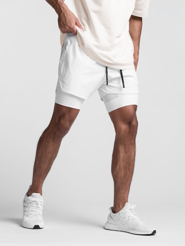 Breezy Double-Layered Basketball Shorts for Ultimate Comfort and Performance - MENLL