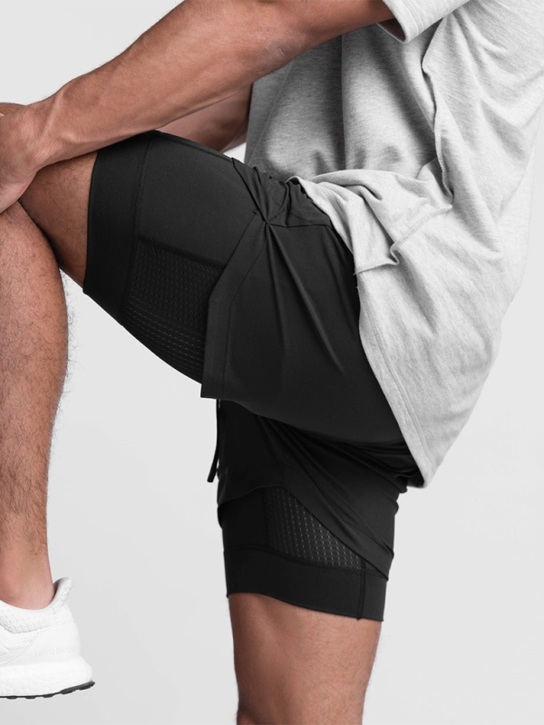 Breezy Double-Layered Basketball Shorts for Ultimate Comfort and Performance - MENLL