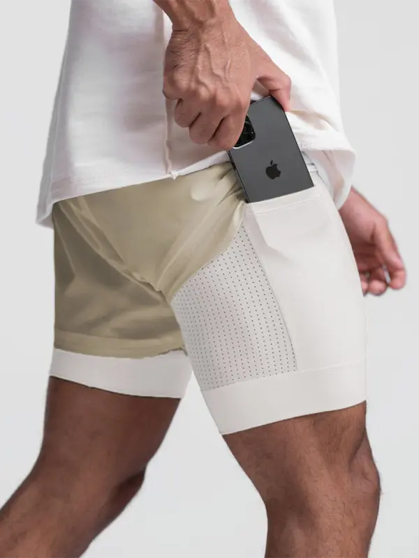 Breezy Double-Layered Basketball Shorts for Ultimate Comfort and Performance - MENLL