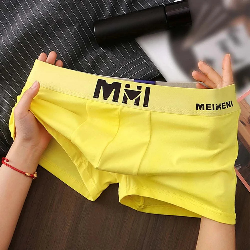 Ultimate Comfort Men's Cotton Boxer Briefs with Breathable Design - MENLL