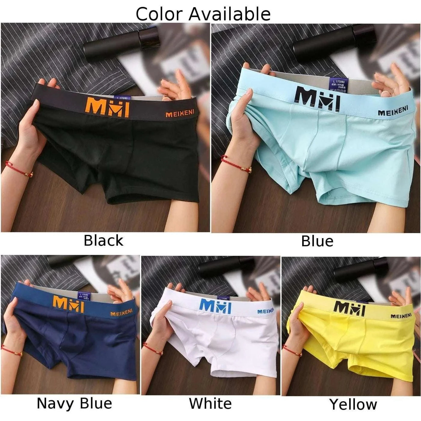 Ultimate Comfort Men's Cotton Boxer Briefs with Breathable Design - MENLL