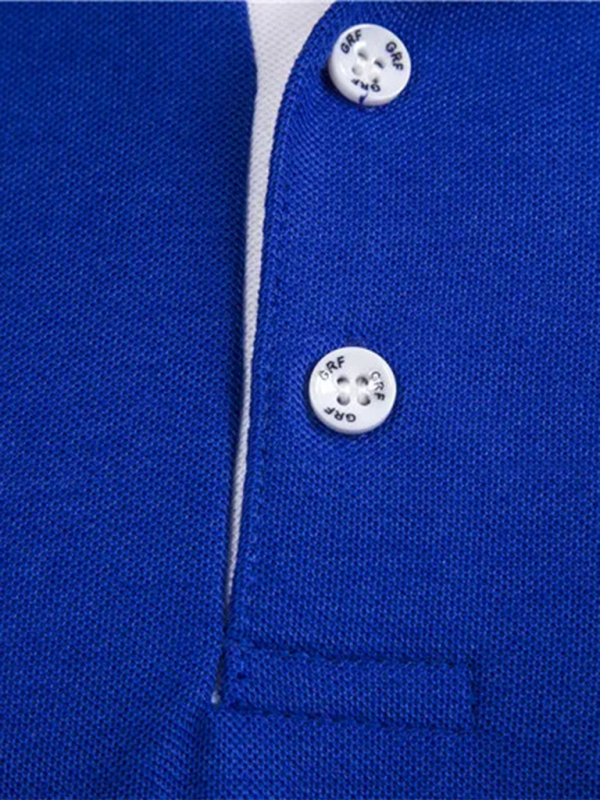 Chic Deer Embroidered Men's Polo Shirt - Short Sleeve Lapel Design for Effortless Spring Style - MENLL