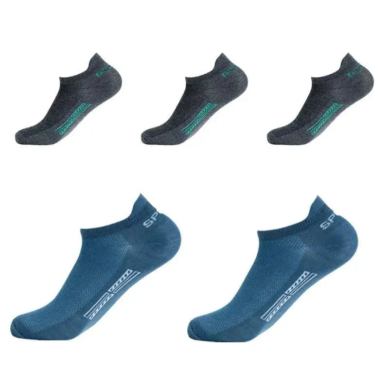 MENLL Ankle Socks Men's Multipack Everyday Comfort Breathable Socks by MENLL