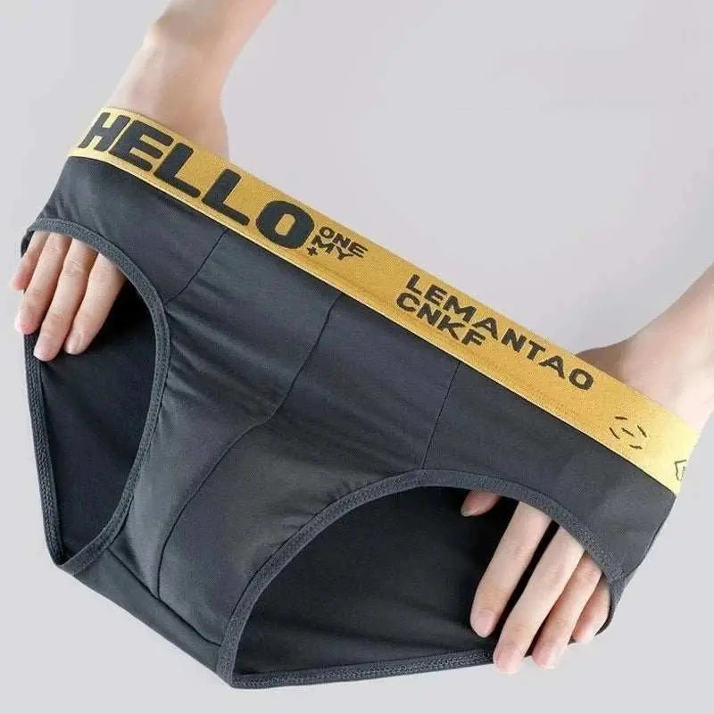 MENLL Breathable Comfort Briefs Men's Everyday Underwear 4-Pack by MENLL