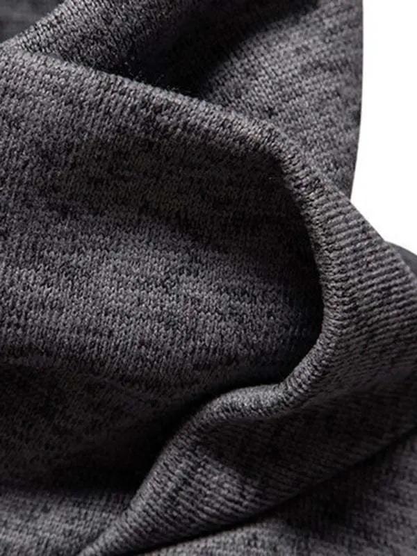 Chic British High-Neck Warmth: Casual Pile Collar Top for Effortless Style - MENLL