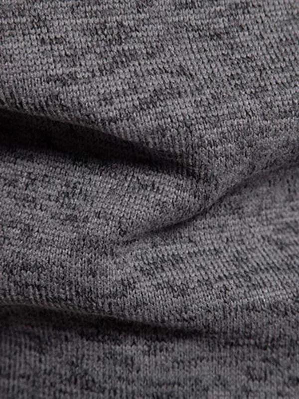 Chic British High-Neck Warmth: Casual Pile Collar Top for Effortless Style - MENLL