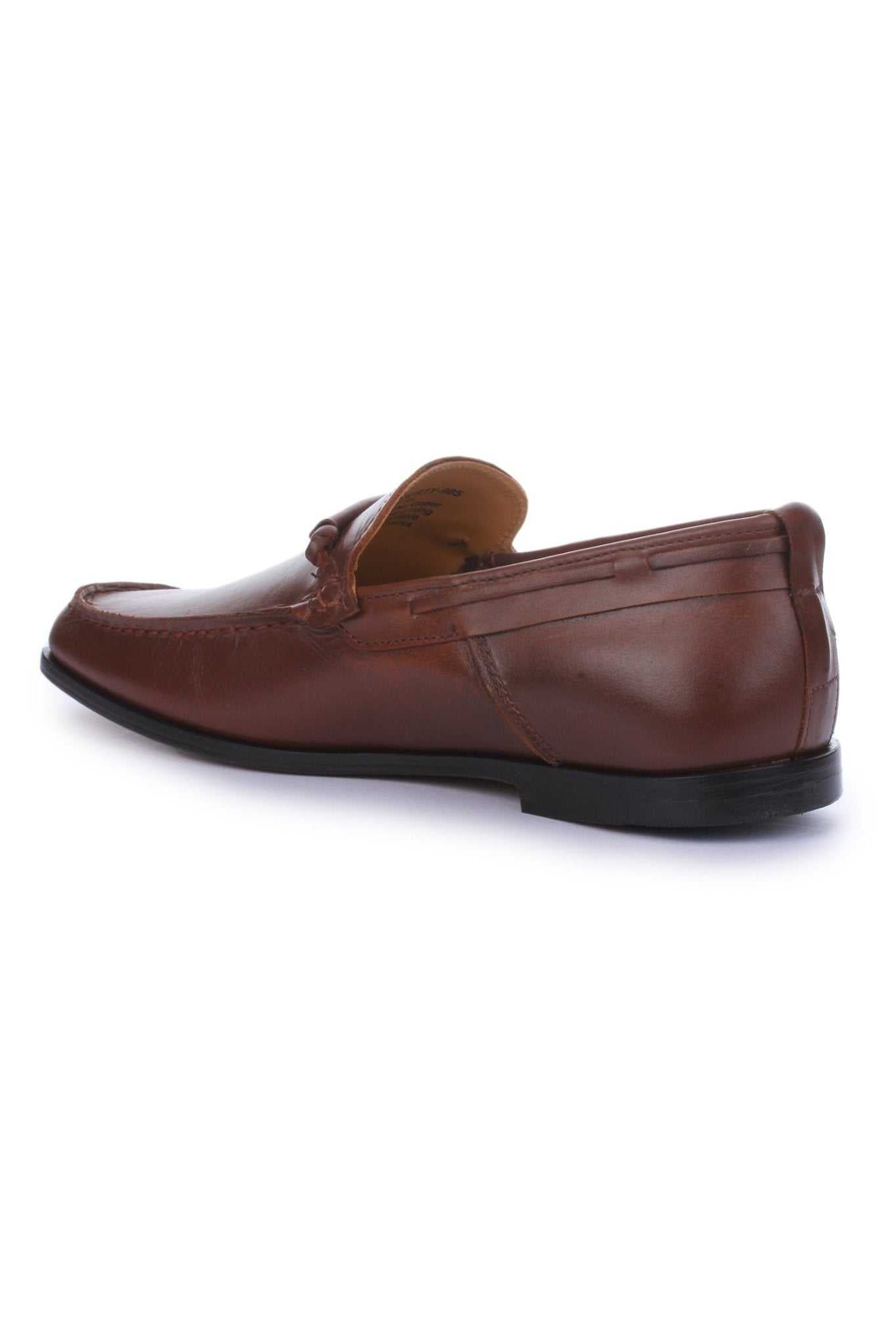 Men's Leather Moccasin Toe Business Loafers - MENLL