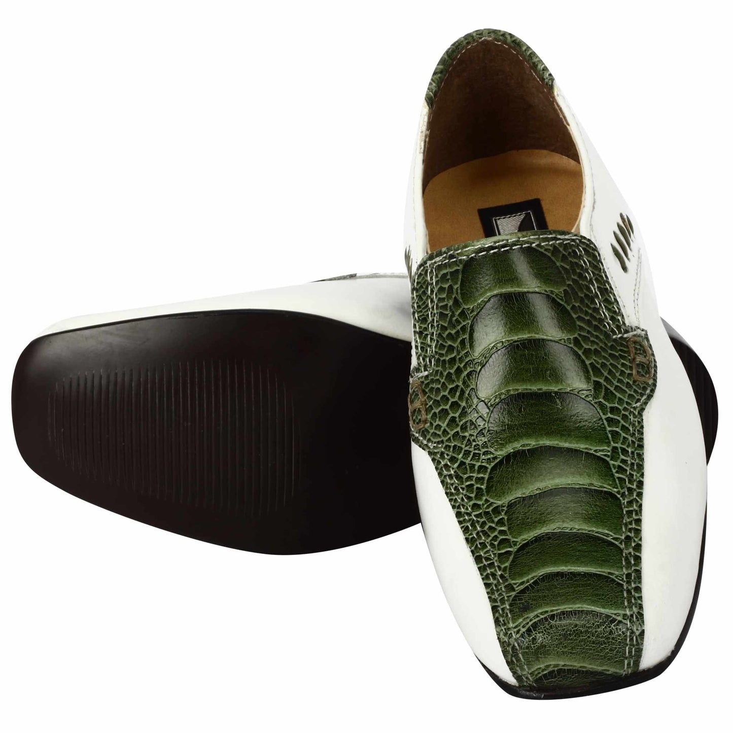 Junior Leather Loafers Dress Shoes - MENLL