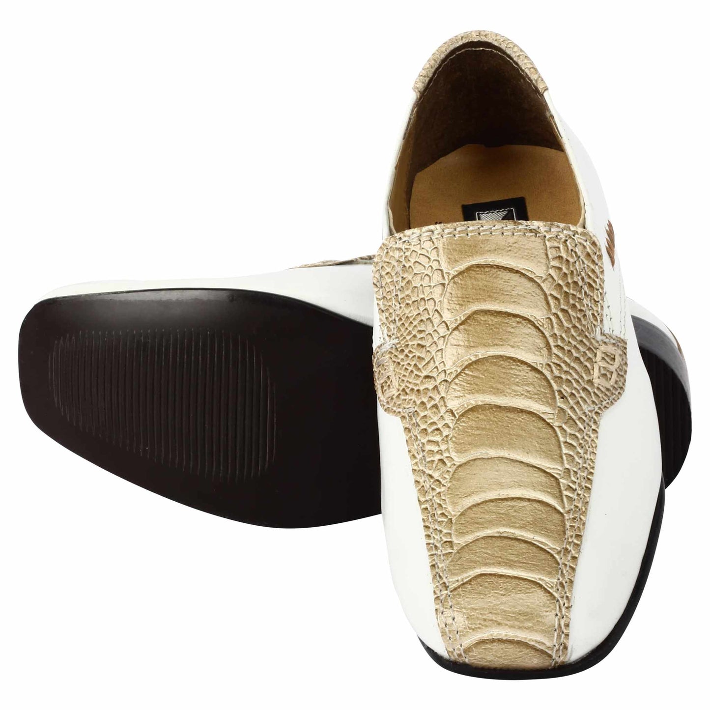 Junior Leather Loafers Dress Shoes - MENLL