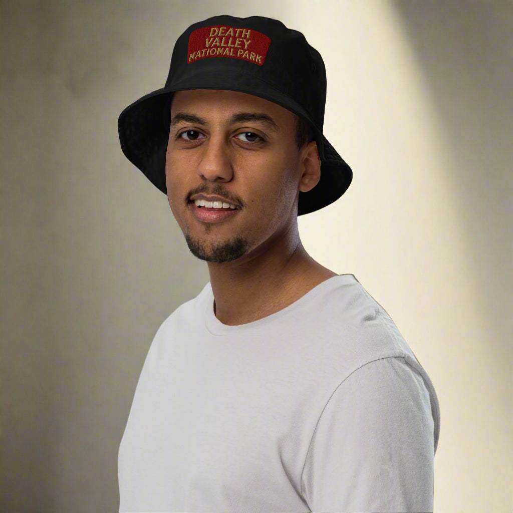 Death Valley National Park Embroidered Organic Bucket Hat - MENLL