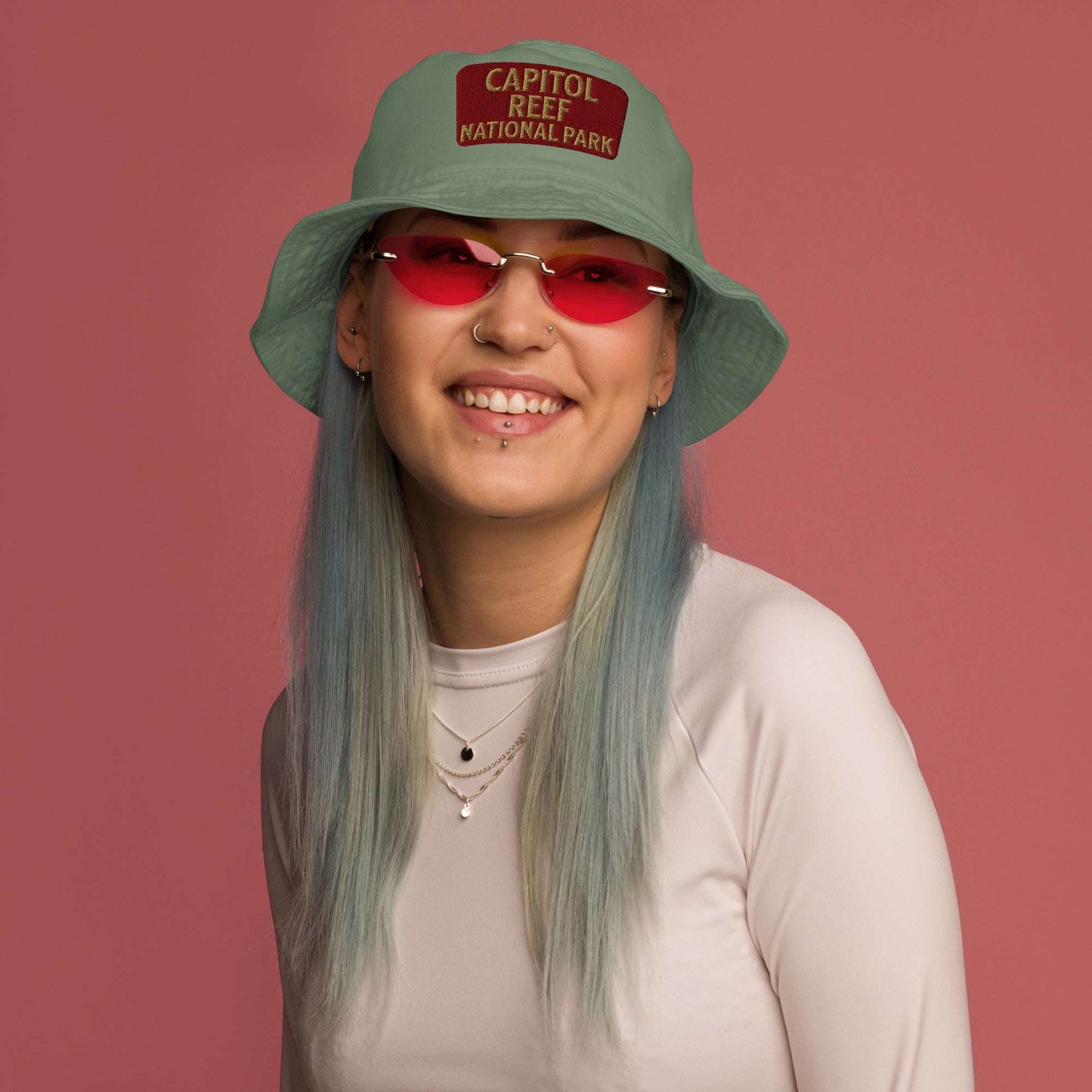 Capitol Reef National Park Embroidered Bucket Hat
