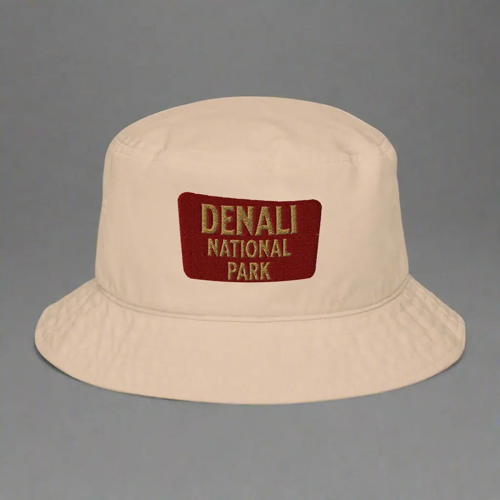 Park Service Apparel Denali Embroidered Unisex Bucket Hat Organic Cotton Sun Protection by Park Service Apparel