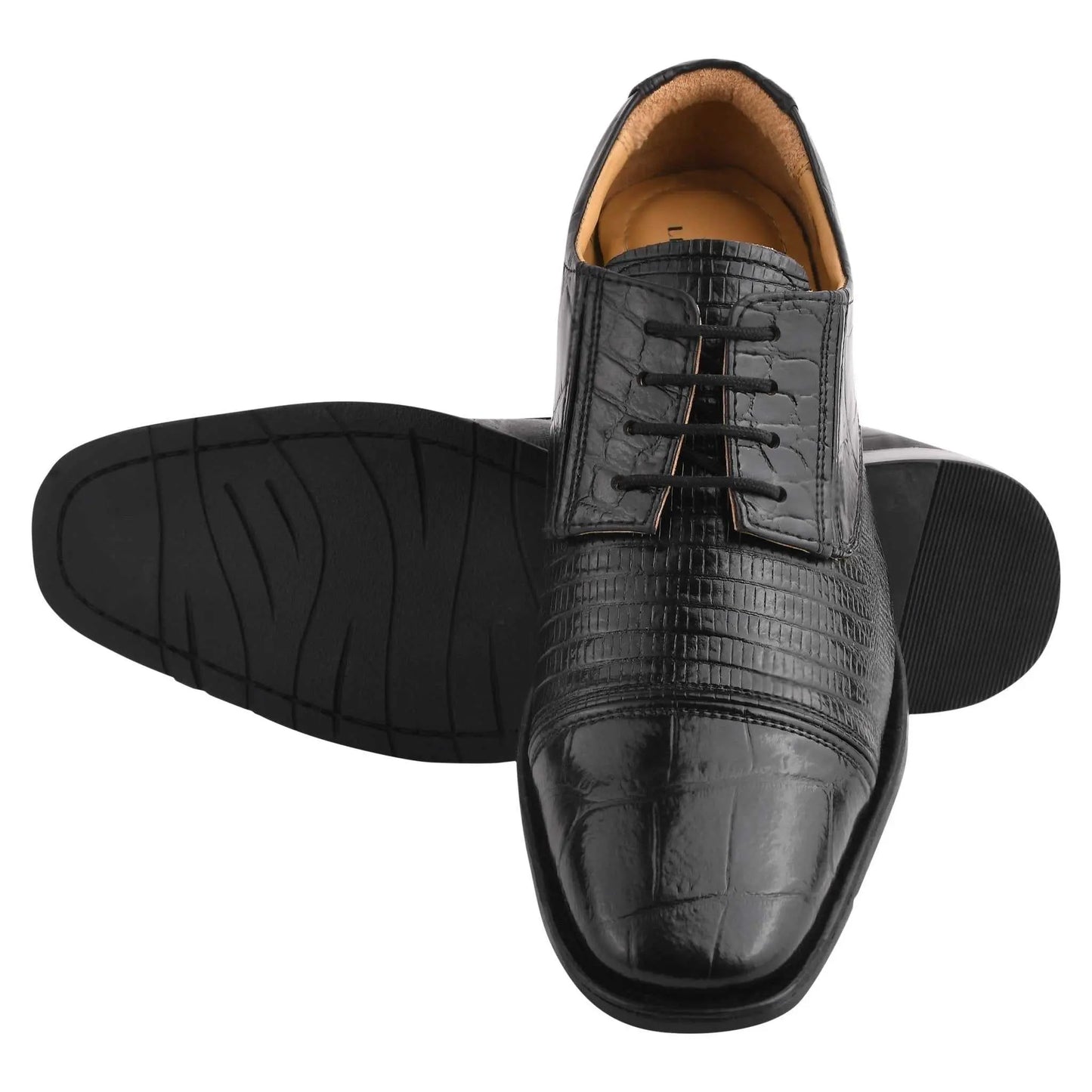 Owen Leather Oxford Style Dress Shoes - MENLL