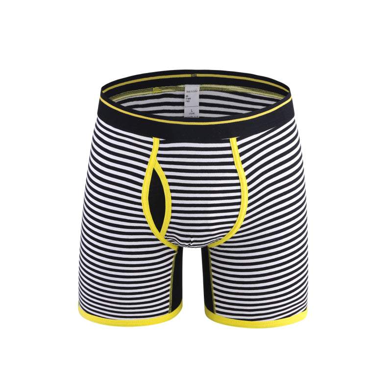 Men's Stretch Stripe Knit Boxer Briefs - MENLL