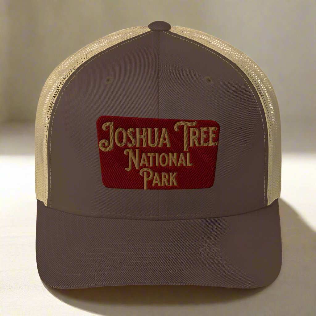 Joshua Tree National Park Embroidered Trucker Cap - MENLL