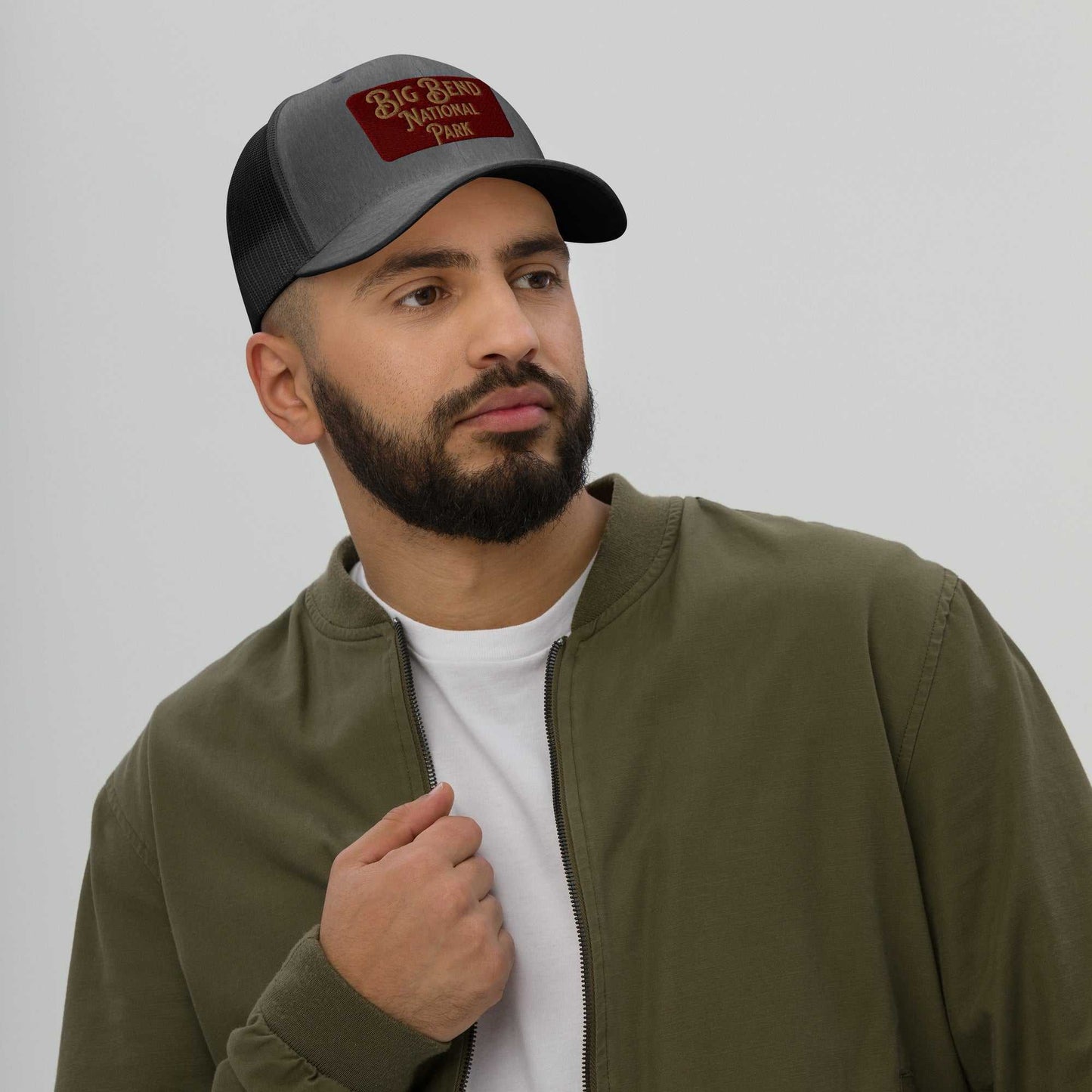 Big Bend Embroidered National Park Sign Trucker Hat - MENLL