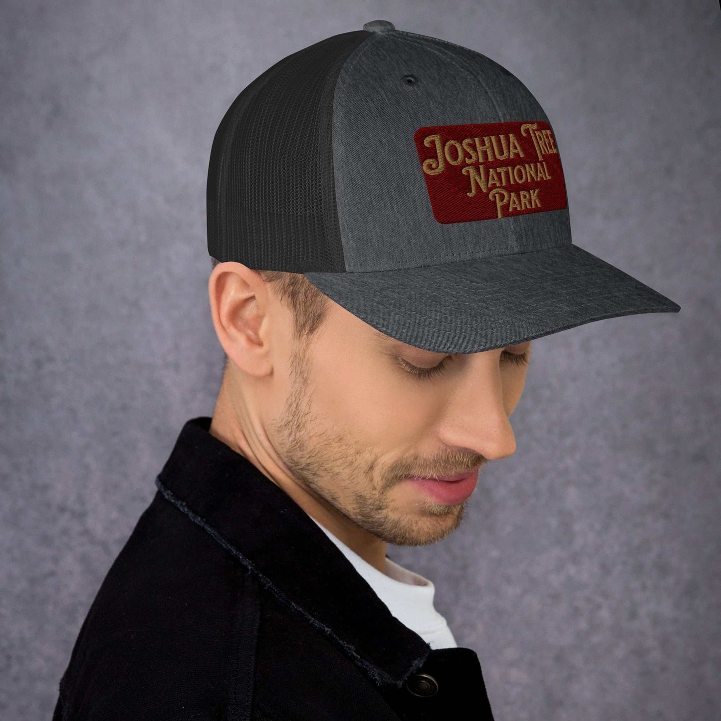 Joshua Tree National Park Embroidered Trucker Cap - MENLL