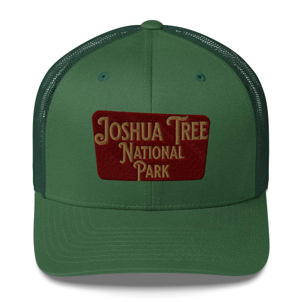 Joshua Tree National Park Embroidered Trucker Cap - MENLL