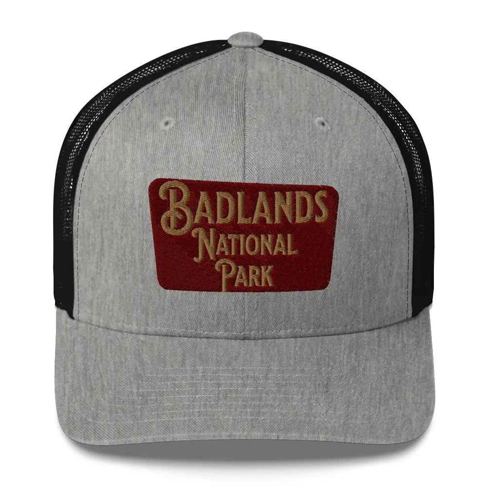Park Service Apparel Badlands Embroidered Hat Unisex Souvenir Trucker Hat - Adjustable by Park Service Apparel