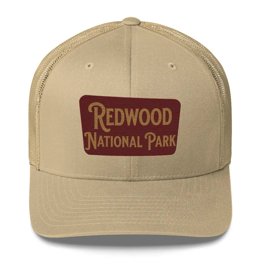 Park Service Redwood Hat Hiking/Outdoors Unisex Trucker Hat Adjustable Fit by Park Service Apparel