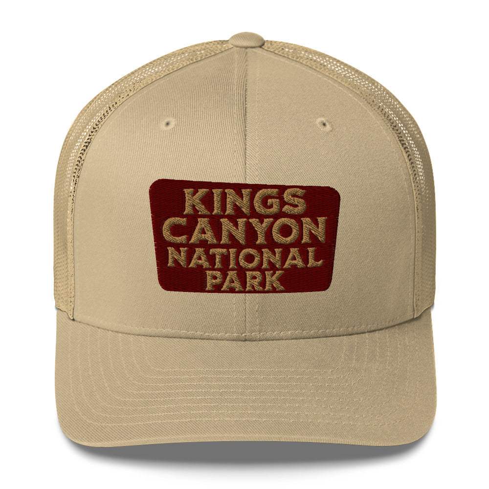 Kings Canyon National Park Embroidered Trucker Hat - MENLL