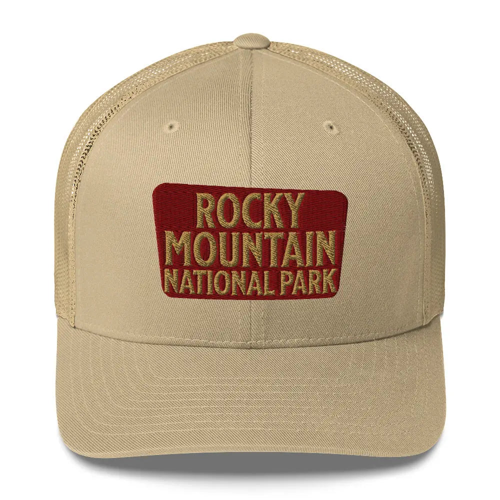 Rocky Mountain National Park Embroidered Trucker Hat Park Service Apparel