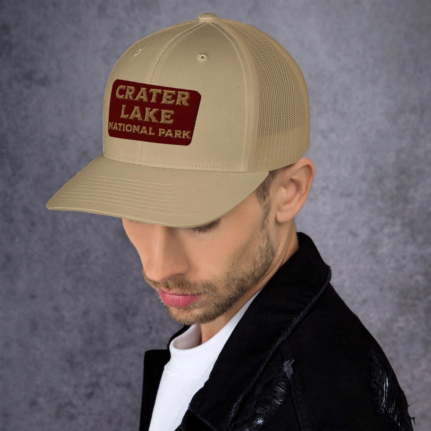 Crater Lake National Park Embroidered Trucker Hat - MENLL