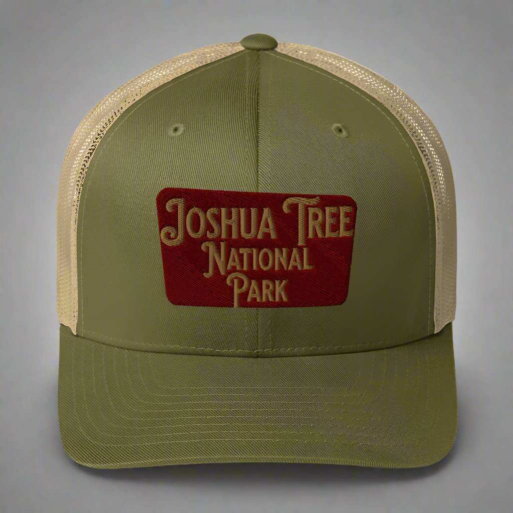 Joshua Tree National Park Embroidered Trucker Cap - MENLL