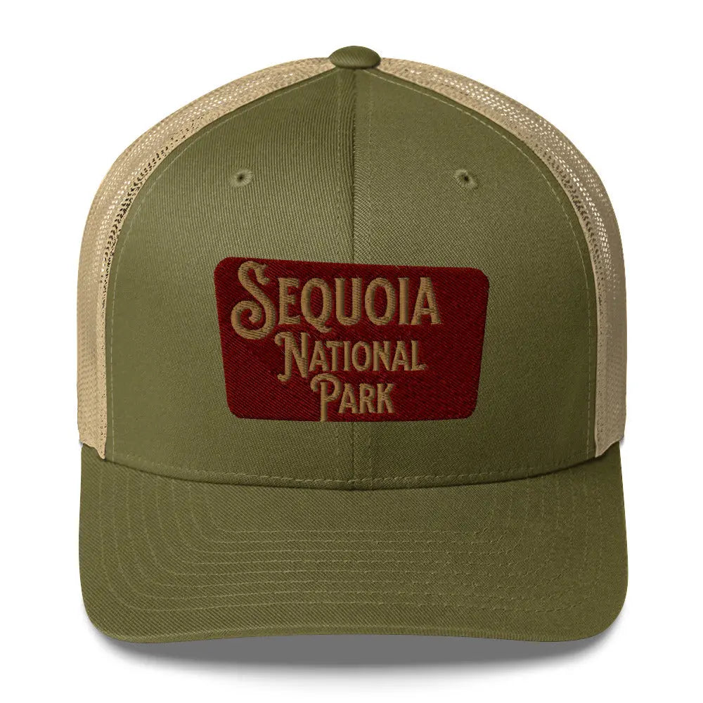 Sequoia Embroidered National Park Trucker Hat Park Service Apparel
