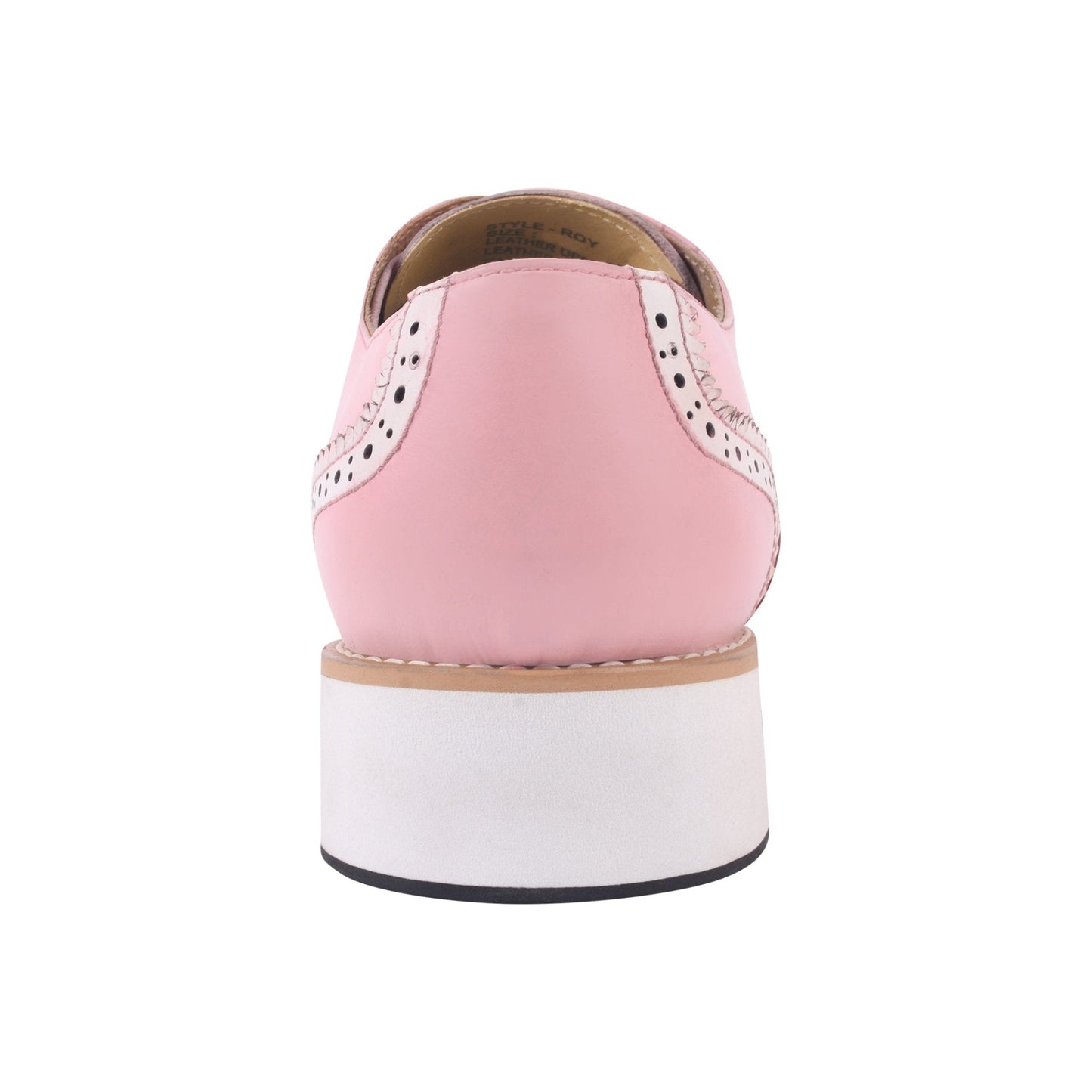 Roy Ostrich Leather Perforated toe Casual Oxford Dress Shoes